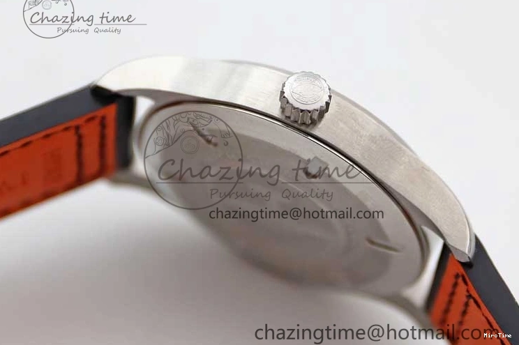 MIROTIME 0122 Vibrant Mark XVIII IW327001 SS M+F 1:1 Best Edition Black Dial on Black Leather Strap A 7055